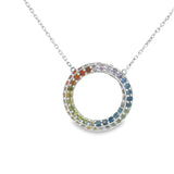 RAINBOW SAPPHIRE NECKLACE
