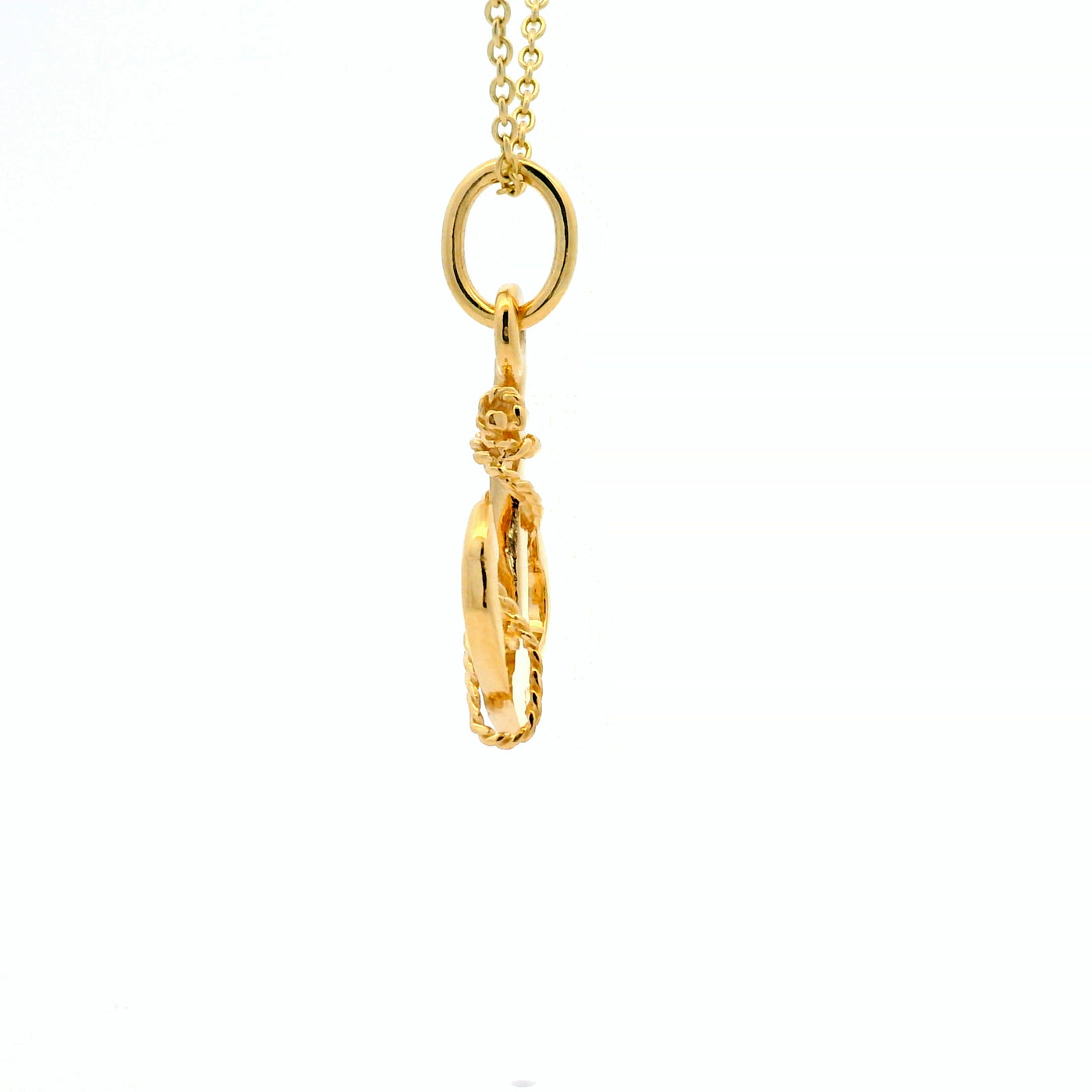 Gold Anchor Pendant