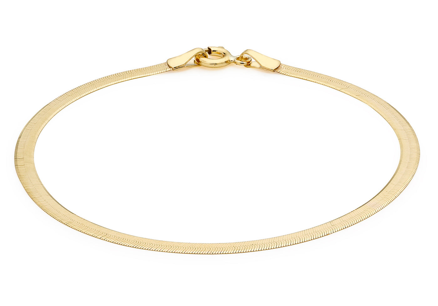 Herringbone Bracelet Yellow Gold