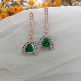 TSAVORITE GARNET EARRINGS