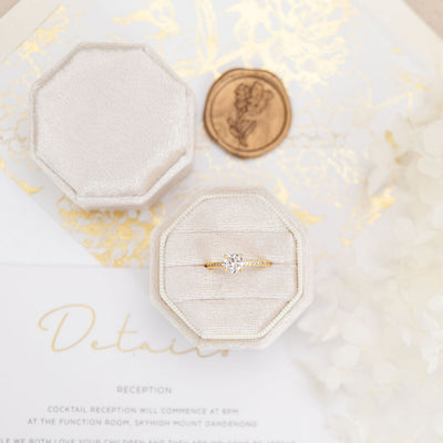 Triple Ring Box Wedding