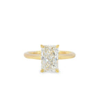 "Calie"  Radiant Solitaire Diamond Solitare Engagement Ring