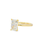"Calie"  Radiant Solitaire Diamond Solitare Engagement Ring