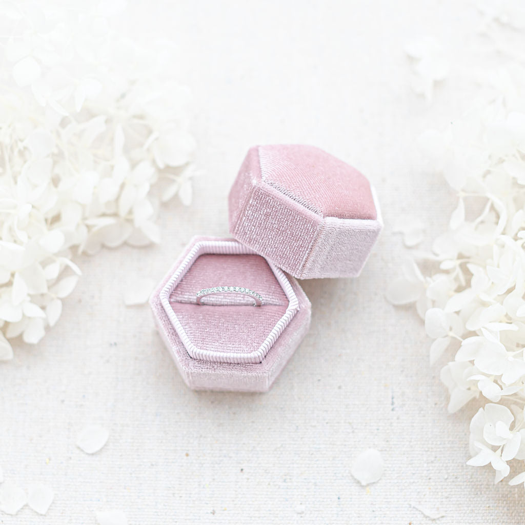 Wedding Ring Box Engagement Ring Box Hexagonal