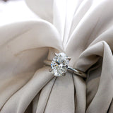 "Hana"  Oval Cut Lab Grown Diamond Engagement Ring