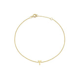 Mini Initial 9CT Yellow Gold Braceletl T