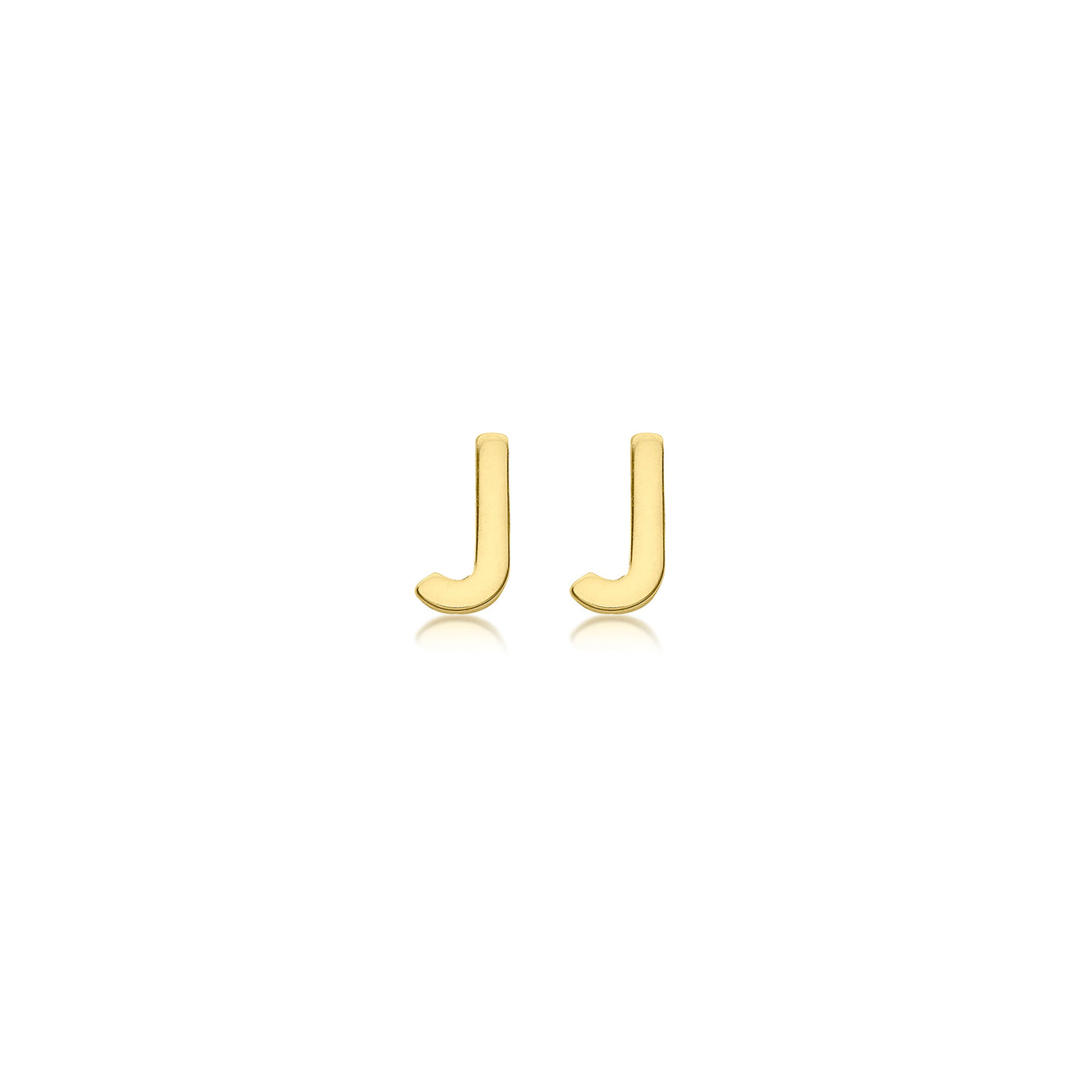 Petite Initial Letter Stud Earrings