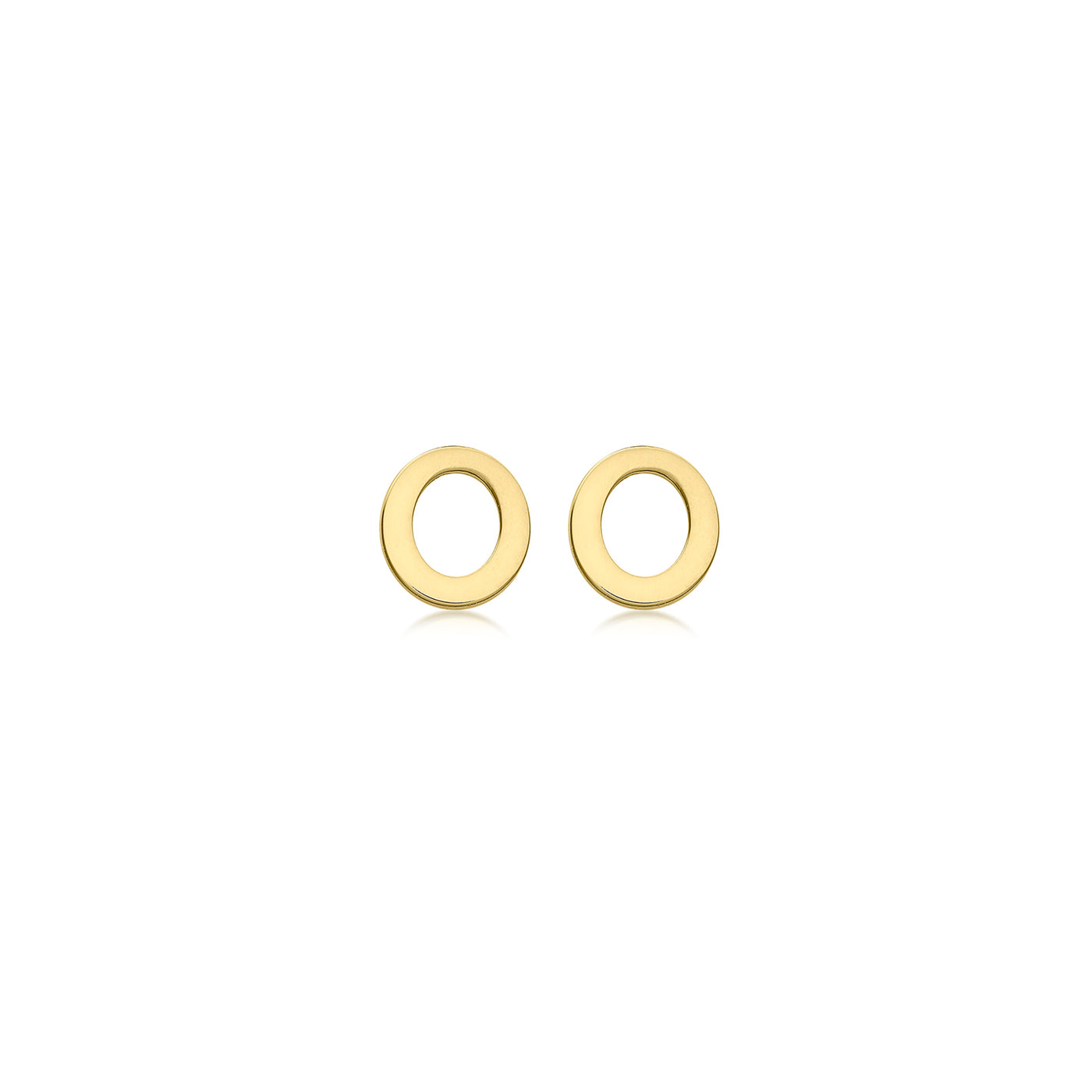 Petite Initial Letter Stud Earrings