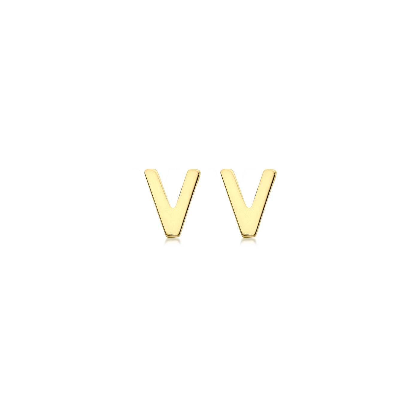 Petite Initial Letter Stud Earrings