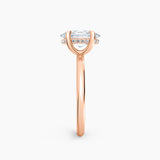 Billie Solitaire Hidden Halo Lab Grown Diamond Engagement Ring