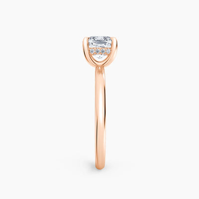 Billie Solitaire Hidden Halo Lab Grown Diamond Engagement Ring