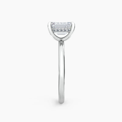 Billie Solitaire Hidden Halo Lab Grown Diamond Engagement Ring