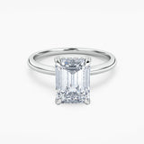 Billie Solitaire Hidden Halo Lab Grown Diamond Engagement Ring