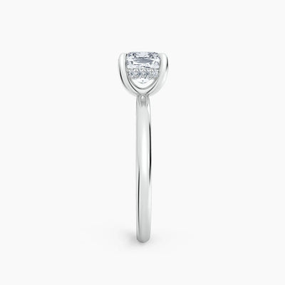 Billie Solitaire Hidden Halo Lab Grown Diamond Engagement Ring