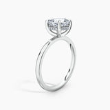 Billie Solitaire Hidden Halo Lab Grown Diamond Engagement Ring