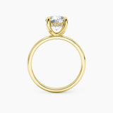 Billie Solitaire Hidden Halo Lab Grown Diamond Engagement Ring