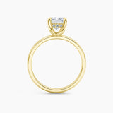 Billie Solitaire Hidden Halo Lab Grown Diamond Engagement Ring