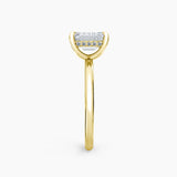 Billie Solitaire Hidden Halo Lab Grown Diamond Engagement Ring