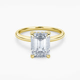 Billie Solitaire Hidden Halo Lab Grown Diamond Engagement Ring