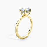 Billie Solitaire Hidden Halo Lab Grown Diamond Engagement Ring