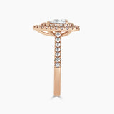 Paris Double Halo Lab Grown Diamond Engagement Ring