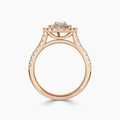 Paris Double Halo Lab Grown Diamond Engagement Ring
