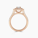 Paris Double Halo Lab Grown Diamond Engagement Ring