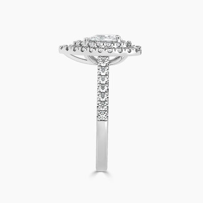 Paris Double Halo Lab Grown Diamond Engagement Ring