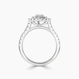 Paris Double Halo Lab Grown Diamond Engagement Ring
