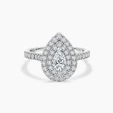 Paris Double Halo Lab Grown Diamond Engagement Ring