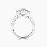 Paris Double Halo Lab Grown Diamond Engagement Ring