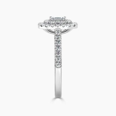 Paris Double Halo Lab Grown Diamond Engagement Ring