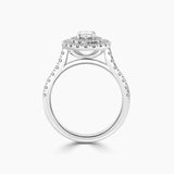 Paris Double Halo Lab Grown Diamond Engagement Ring