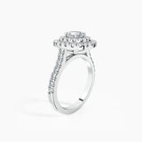 Paris Double Halo Lab Grown Diamond Engagement Ring