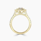 Paris Double Halo Lab Grown Diamond Engagement Ring