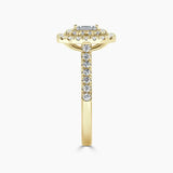 Paris Double Halo Lab Grown Diamond Engagement Ring