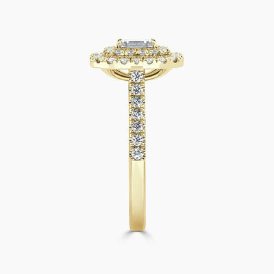 Paris Double Halo Lab Grown Diamond Engagement Ring