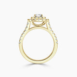 Paris Double Halo Lab Grown Diamond Engagement Ring