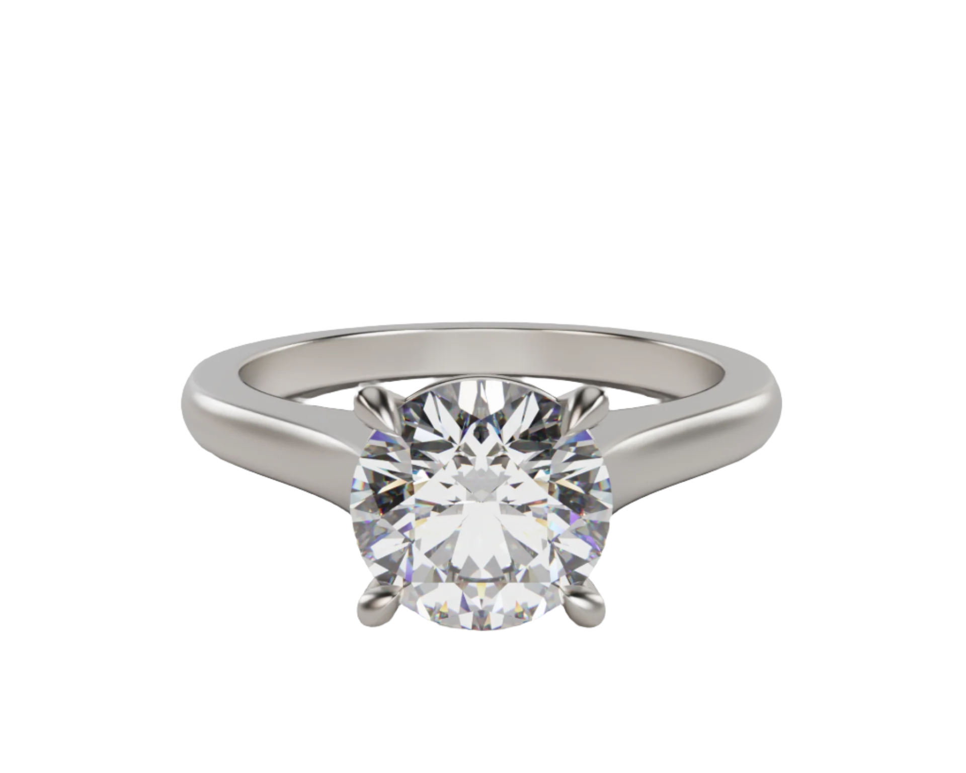 "Ella"  Lab Grown Diamond Engagement Ring Round Cut