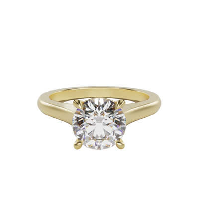 "Ella"  Lab Grown Diamond Engagement Ring Round Cut