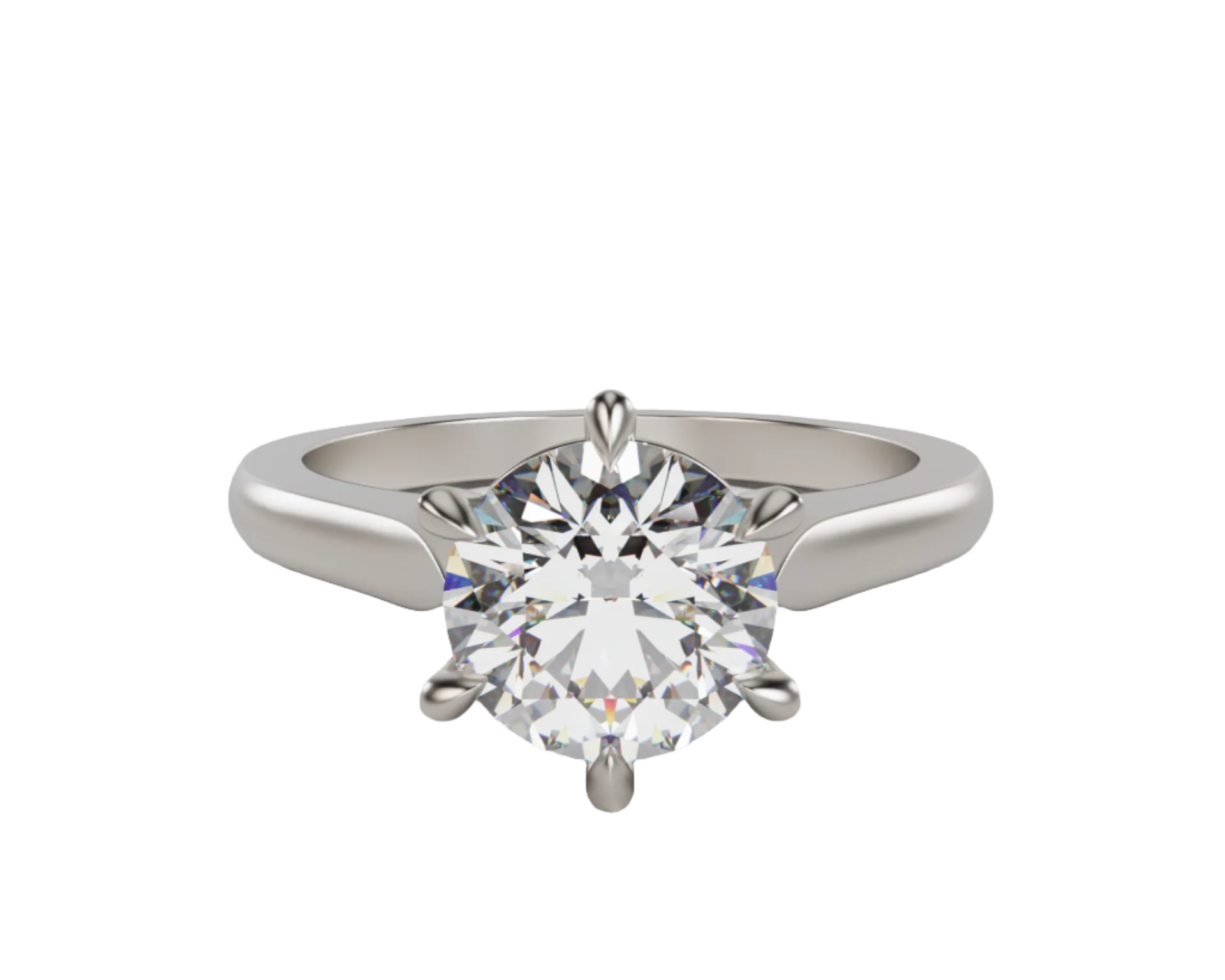 "Vienna" Lab Grown Diamond Engagement Ring Round Cut