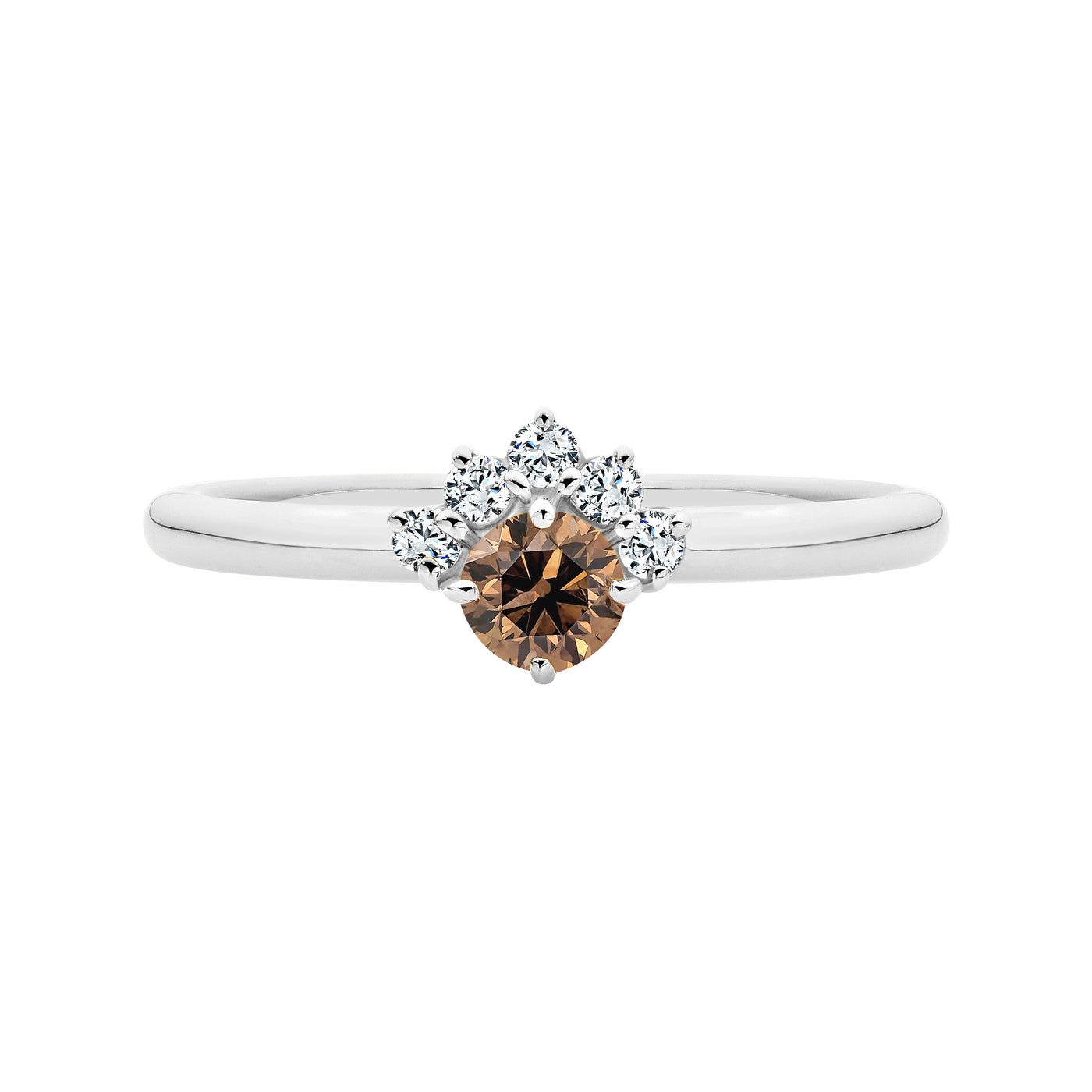 Australian Chocolate Diamonds - "Reflections Ring"