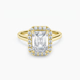 Maya Halo Lab Grown Diamond Engagement Ring