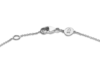 9K White Gold 10mm Disc Adjustable Bracelet 18cm-19cm