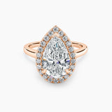 Maya Halo Lab Grown Diamond Engagement Ring
