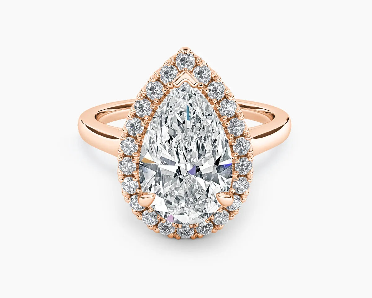 Maya Halo Lab Grown Diamond Engagement Ring