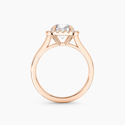 Maya Halo Lab Grown Diamond Engagement Ring
