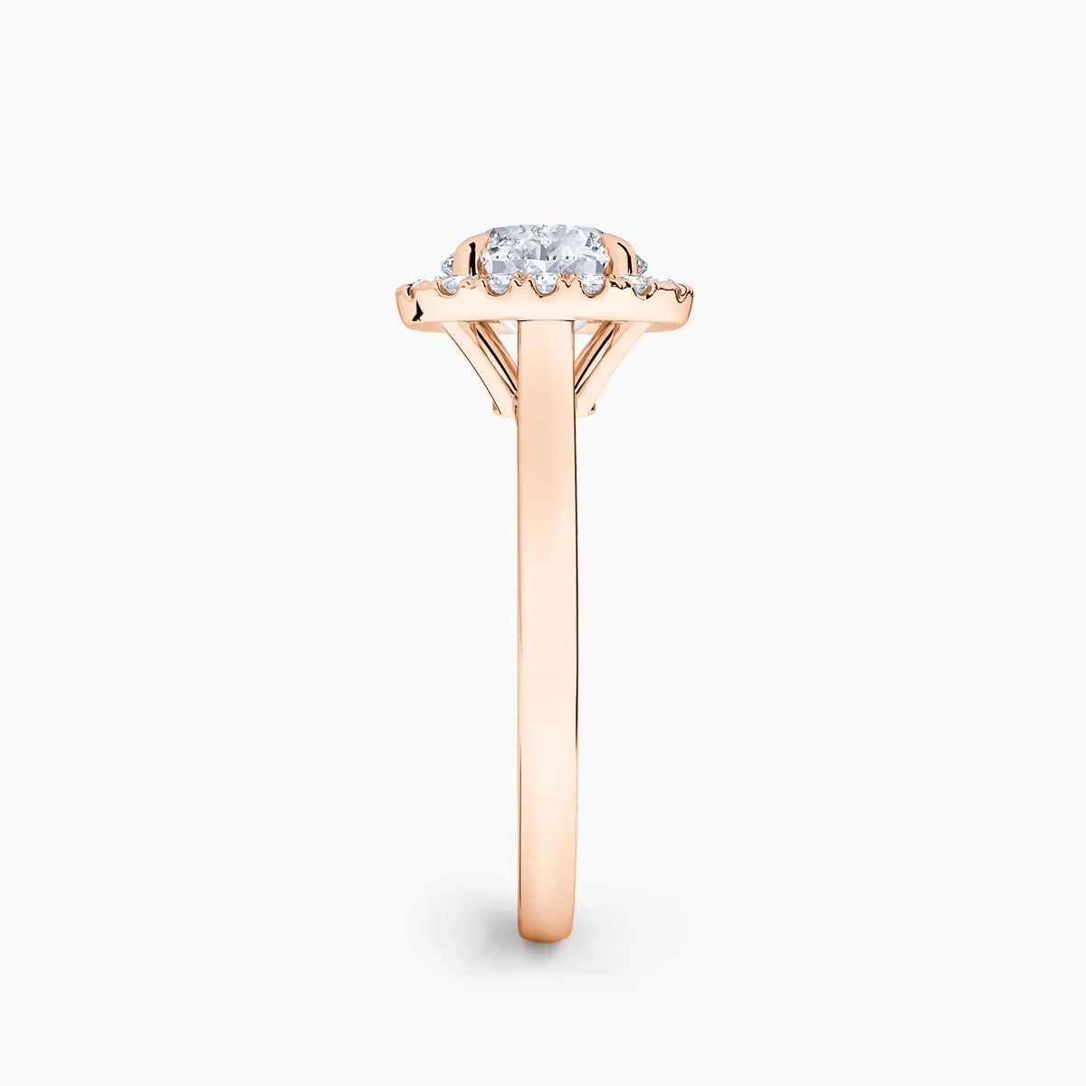 Maya Halo Lab Grown Diamond Engagement Ring