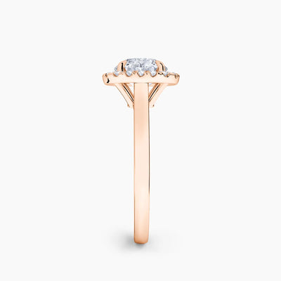 Maya Halo Lab Grown Diamond Engagement Ring
