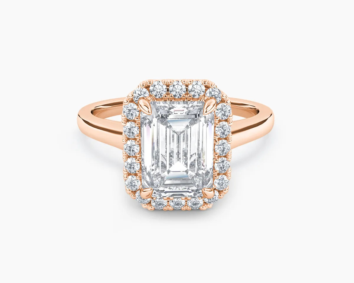 Maya Halo Lab Grown Diamond Engagement Ring